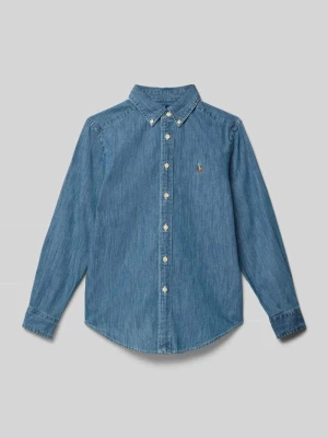 Koszula jeansowa o kroju regular fit z kołnierzykiem typu button down Polo Ralph Lauren Teens