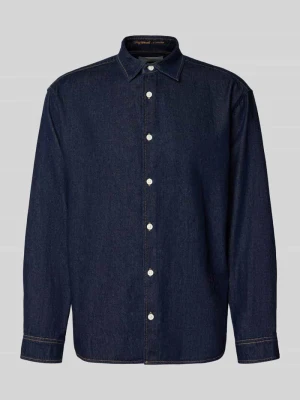 Koszula jeansowa o kroju regular fit z kołnierzykiem typu kent model 'NORREBRO' jack & jones