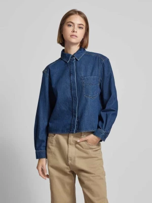 Koszula jeansowa o kroju regular fit z wykładanym kołnierzem i kieszenią na piersi Marc O'Polo DENIM