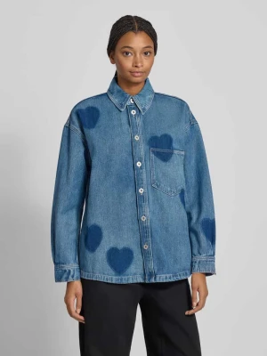 Koszula jeansowa o kroju relaxed fit z czystej bawełny model ‘GARESA’ Hugo Blue