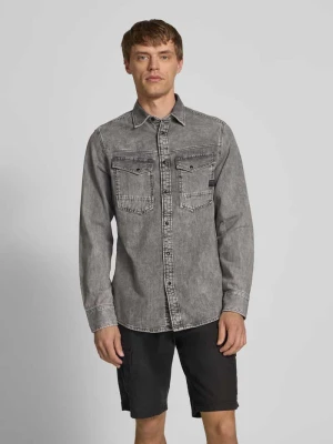 Koszula jeansowa o kroju slim fit z kieszeniami na piersi model ‘Dakota’ G-Star Raw