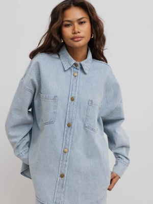Koszula jeansowa w kolorze LIGHT BLUE- INSPIRE-M/L Marsala