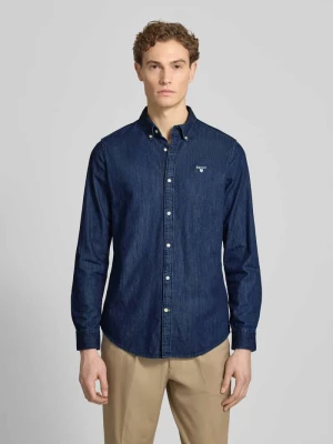 Koszula jeansowa w kroju slim fit z czystej bawełny Barbour