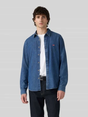 Koszula jeansowa z czystej bawełny w kroju regular fit Levi's Jeansowy niebieski