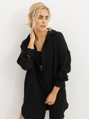 KOSZULA JULIETTE CZARNA M - Flawless