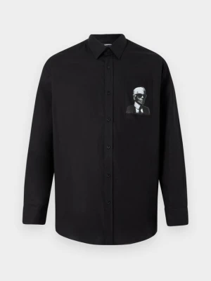 Koszula KARL LAGERFELD czarny
