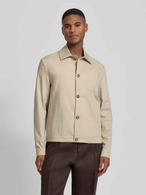 Koszula-kurtka o kroju regular fit z brustaszą Manuel Ritz