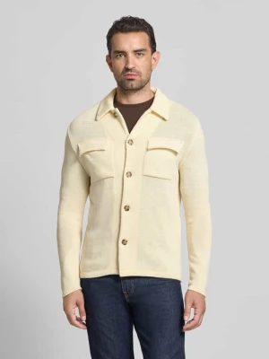 Koszula- kurtka o kroju regular fit z dodatkiem wełny Manuel Ritz