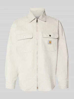 Koszula-kurtka o kroju regular fit z zamkiem błyskawicznym dwustronnym Carhartt Work In Progress