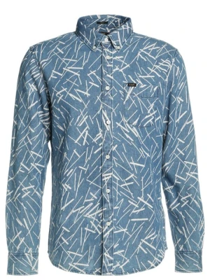 Koszula Lee jasnoniebieski denim