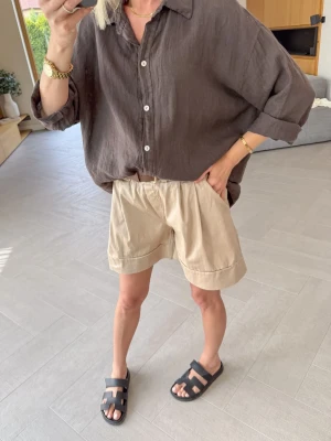 Koszula Lniana Brązowa Kai ClothStore