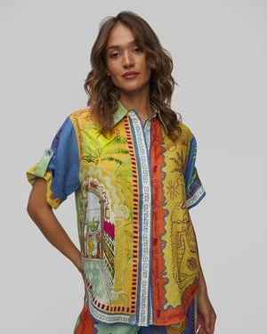 Koszula lniana damska Alemais Surrealist Summer Shirt