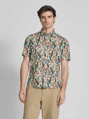 Koszula lniana o kroju casual fit z kołnierzykiem typu kent Jake*s