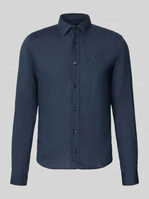 Koszula lniana o kroju casual fit z kołnierzykiem typu kent model 'Mike' JOOP! Collection