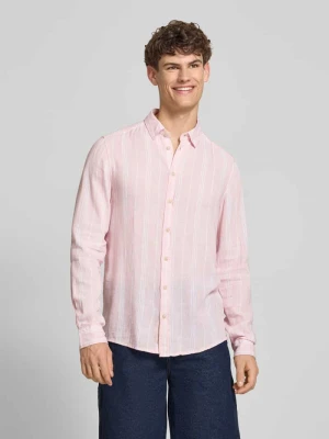 Koszula lniana o kroju regular fit z dodatkiem wiskozy model 'Bobby' Blend