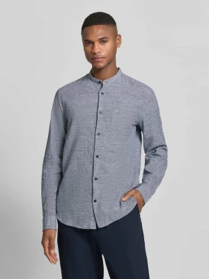 Koszula lniana o kroju regular fit z kieszenią na piersi model ‘Atrostol’ Matinique