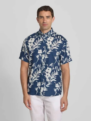 Koszula lniana o kroju regular fit z krótkim rękawem Tommy Hilfiger