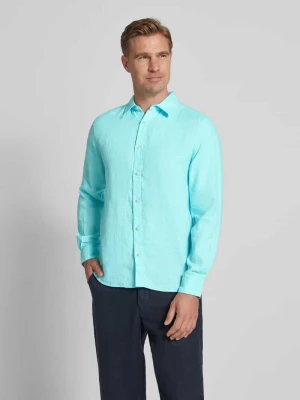 Koszula lniana o kroju regular fit ze sportowymi mankietami s.Oliver RED LABEL