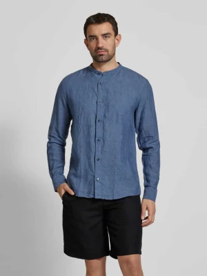 Zdjęcie produktu Koszula lniana o kroju regular fit ze stójką OLYMP Level Five