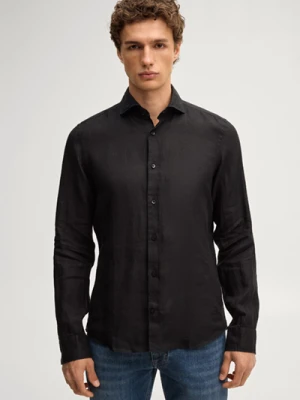 Koszula lniana Pai w kolorze czarnym Joop