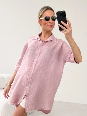 Koszula Lniana Pudrowa Kai ClothStore