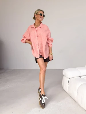 Koszula Lniana Różowa Miho ClothStore