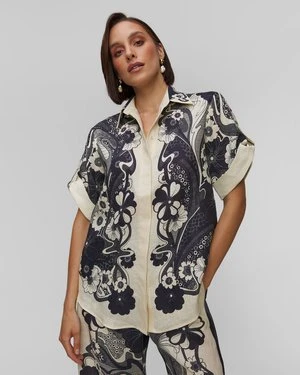 Koszula Lniana Z Krótkim Rękawem Alemais Mickey Shirt