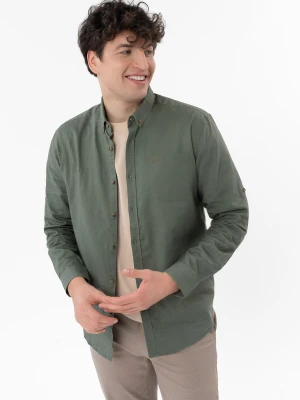 Koszula lniana z wiskozą K-VINCES Volcano