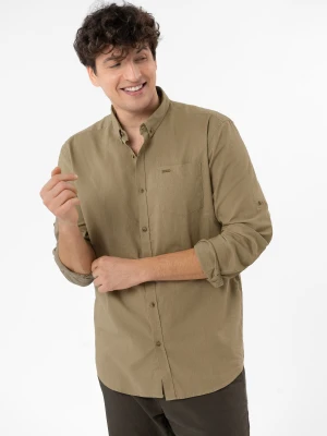 Koszula lniana z wiskozą K-VINCES Volcano