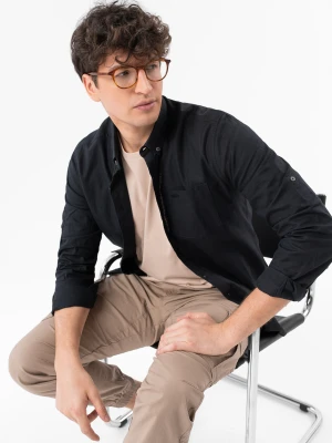 Koszula lniana z wiskozą K-VINCES Volcano