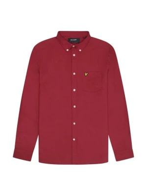 Koszula Lyle & Scott ciemnobrązowy
