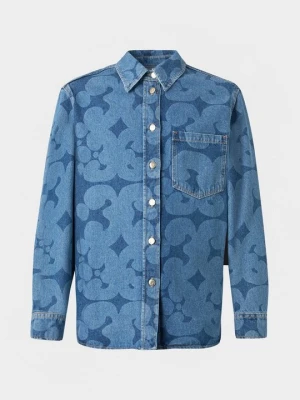 Koszula Marimekko niebieski denim