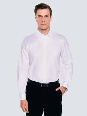 Koszula męska bawełniana biała Guberno 101 BIG STAR