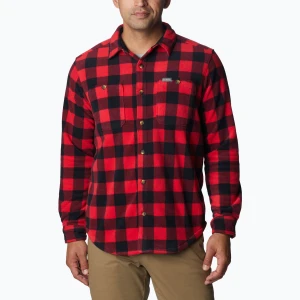 Koszula męska Columbia Flare Gun Fleece mountain red check