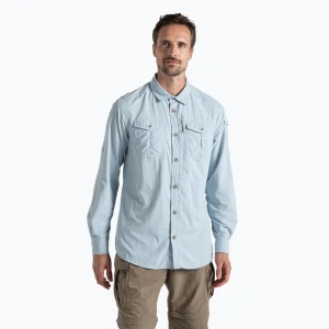 Koszula męska Craghoppers NosiLife Adventure Long Sleeved Shirt III niagara blue