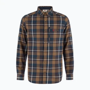 Koszula męska Fjällräven Fjällglim Regular wood brown / black oak