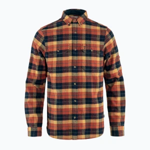 Koszula męska Fjällräven Singi Heavy Flannel autumn leaf/dark navy