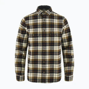 Koszula męska Fjällräven Singi Heavy Flannel chalk white/dark navy