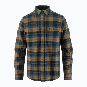 Koszula męska Fjällräven Singi Heavy Flannel dark navy / buckwheat brown