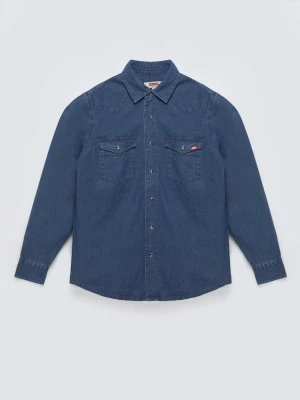 Koszula męska jeansowa niebieska Western 121 BIG STAR