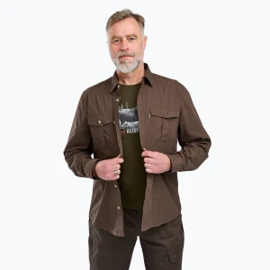 Koszula męska Pinewood Safari LS d.olive