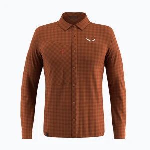 Koszula męska Salewa Puez Dry L/S bombay brown