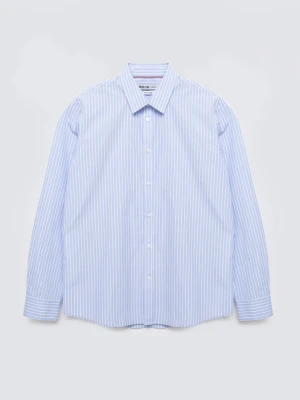Koszula męska w prążek błękitna Gibinor 400 BIG STAR
