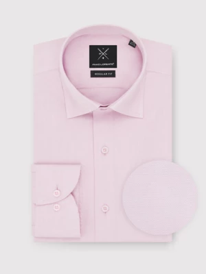 Koszula męska z długim rękawem w kolorze różowym Pako Lorente