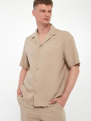 Koszula męska z krótkim rękawem EMPORIO ARMANI SWIMWEAR