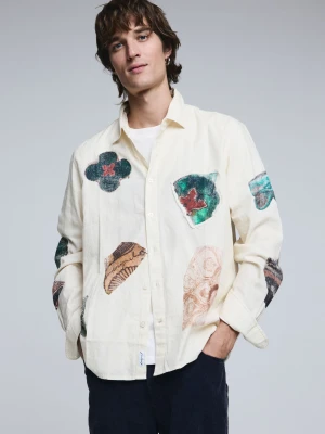 Koszula mozaikowa patch Desigual