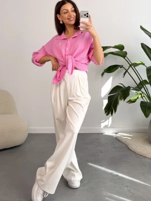 Koszula Muślinowa Różowa Voile ClothStore