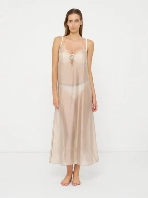 Koszula nocna Calvin Klein tan