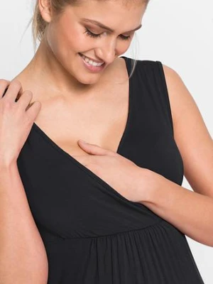 Koszula nocna do karmienia z wiskozy bonprix