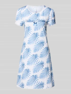 Koszula nocna do kolan z bufiastymi rękawami LOUIS & LOUISA